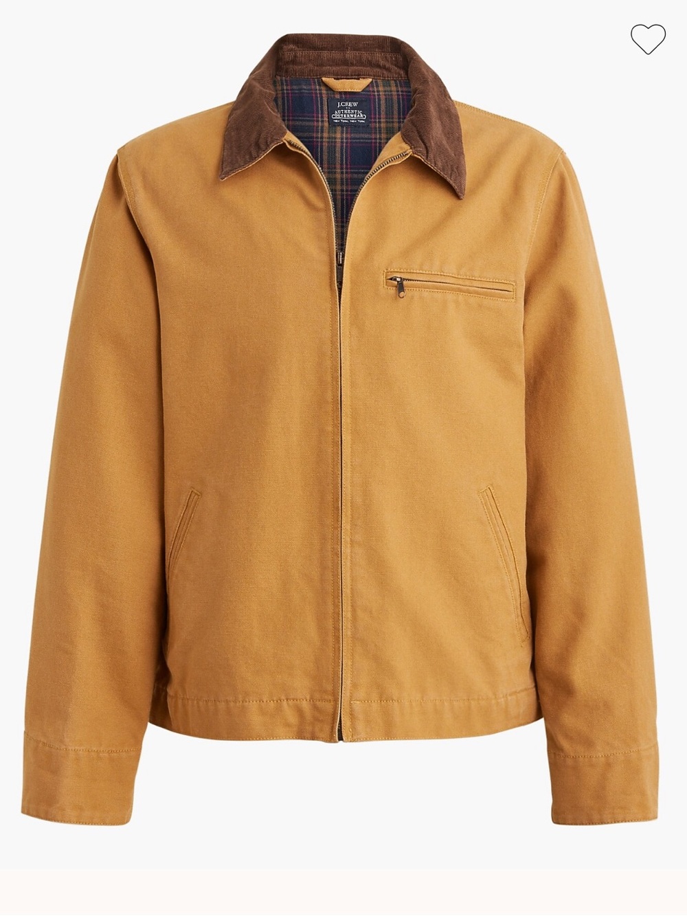 J. Crew Canvas Work Jacket